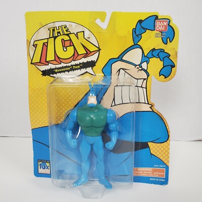 The Tick ''Bounding'' Tick Figure Bandai 1994 Vintage 