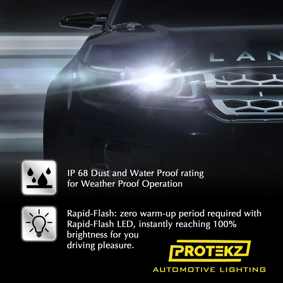 9006 HB4 Kit de faros LED 6000K para Buick LeSabre 1987-2005 haz bajo Foto 3 de 4