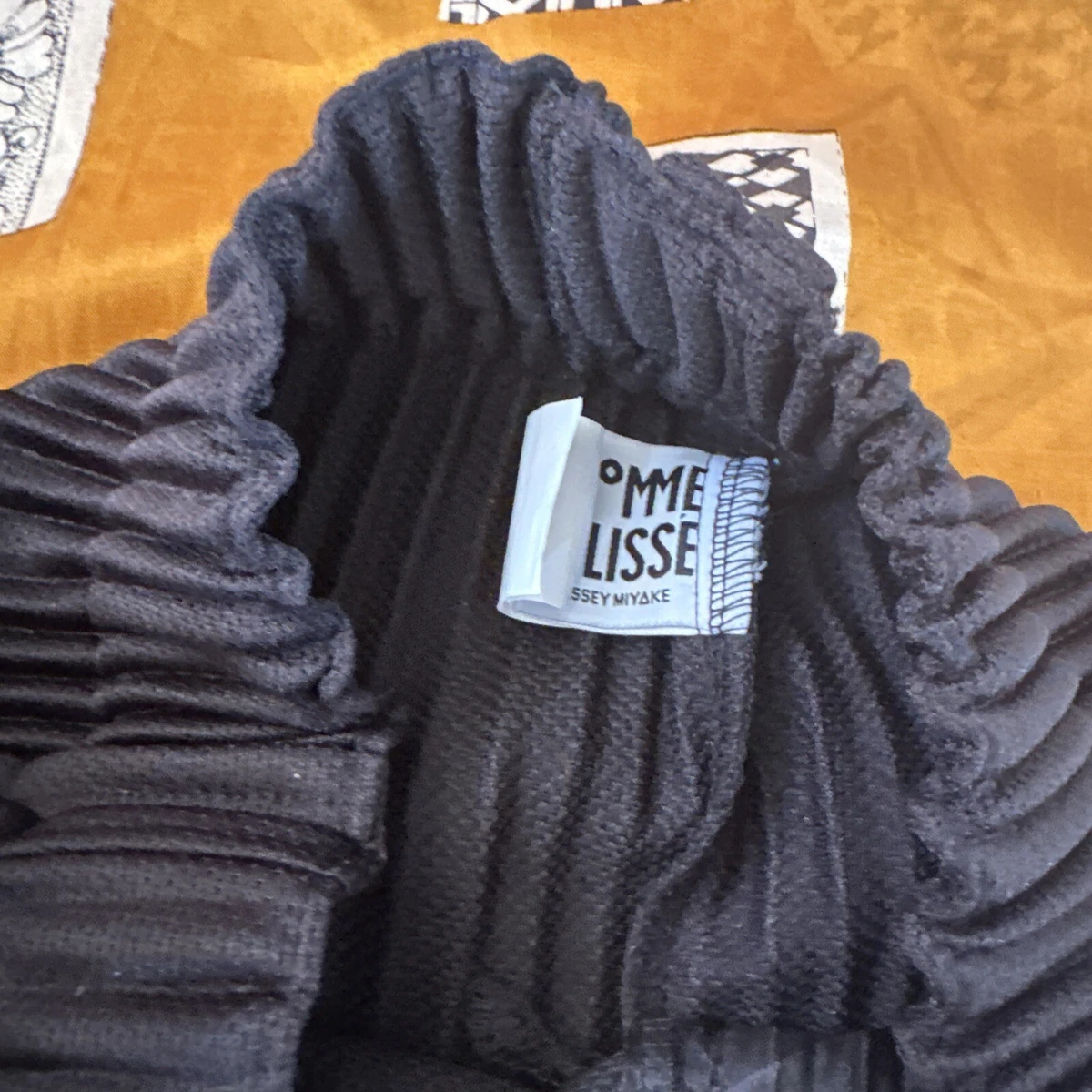 Homme Plisse Issey Miyake JF150 Pleated Trousers Size 1 Mens - black