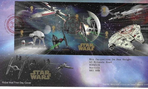 GB Comm/FDC - Star Wars - Edinburgh -  2015 (RM972)