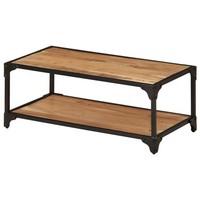 Couchtisch 90X45X35 Cm Massivholz Akazie