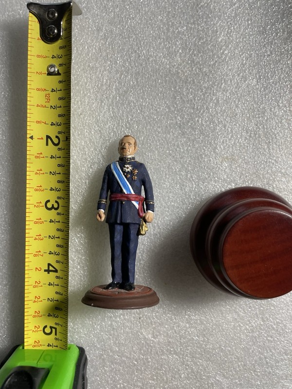 Spain - King Juan Carlos - Metal Figurine