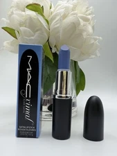 Mac Ximal Sleek Satin Lipstick 823 TILTED DENIM - Full Size 3.5 g / 0.12 Oz