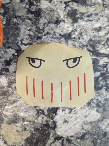 ANTIQUE PAPER MACHE PULP JACK-O-LANTERN HALLOWEEN ALL ORIGINAL 5" PUMPKIN - Picture 9 of 9