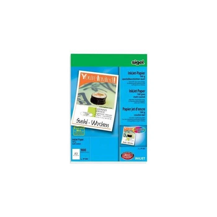 [IP288] sigel papier jet d'encre,format A4, 95 g/m2,extra blanc, mat