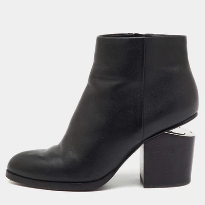 Bottines Gabi Alexander Wang en cuir noir pointure 36,5 - Photo 1/4