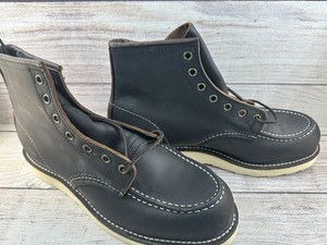 Red Wing Shoes Men\'s Black Prairie Heritage Classic Moc Toe Boots Size 8.5D Red Wing Heritage 6-inch Classic Moc Toe Boots (8849  main image 2