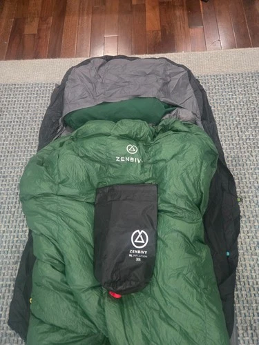 Zenbivy Ultralight Mattress, Down Quilt, Sheet Bed Set, Pillow, Stuff/Dry Sack