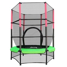 GALACTICA Trampoline 55" 4.5FT Junior With Enclosure Safety Net Kids Activity