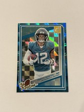 2025 Panini Donruss The Rookies Travis Hunter Rookie Teal Foil Insert #3 Jaguars