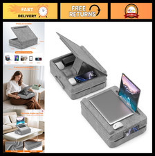 Adjustable Laptop Lap Desk with Cushion  Storage for Bed/Sofa - Anti-Slip Stand