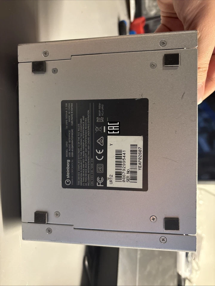 (Untest For Parts)Steinberg UR12 24-bit 192 kHz - USB Audio Interface XLR Input - Image 4 of 4