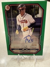2026 Bowman Baseball BPA-DT Diego Tornes, Atlanta Braves AUTO Green #ed 10/99
