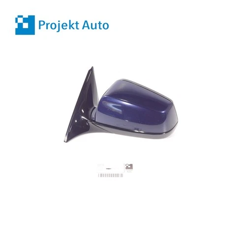 12-15 OEM BMW Left Side Mirror Lane Warn Cam X10 Tanzanite Blue F13 F06 F12