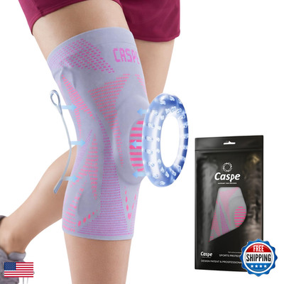Caspe 1 Pack Compression Knee Brace For Women Men Pain Relief Support Patella