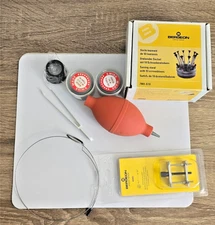 Bergeon Rotating Stand with 10  Screwdrivers Kit (30081-S10) and other tools