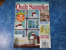QUILT SAMPLER MAGAZINE Fall/Winter 2016-Pattern Insert Sheets-Snowmen-Santa-more