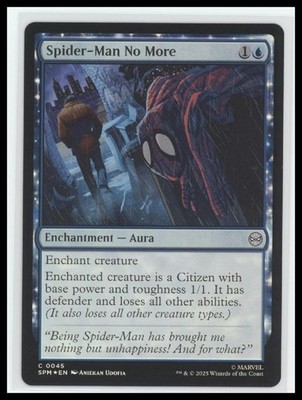  ️ MTG Marvel s Spider-Man No More Foil   Rare Universes Beyond  ️