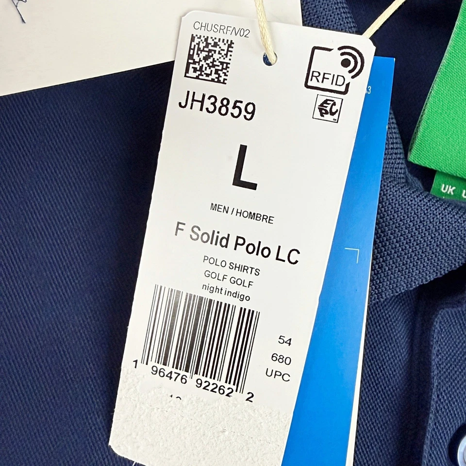 ADIDAS Originals Twistknit трилистник рубашка-поло размер L мужской синий - Изображение 3 из 4