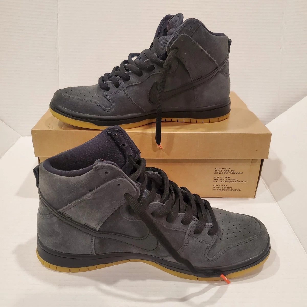 Nike Dunk Pro ISO SB High Orange Label - Dark Smoke Grey | eBay