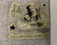 Close To My Heart No Greater Love A1097 Clear Stamp Set