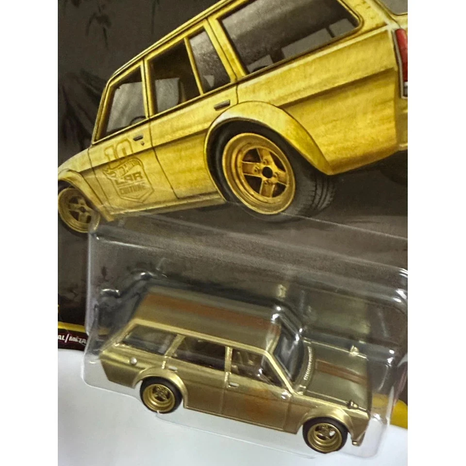 Hot Wheels 2026 Japan Historics 5 (JH5) Datsun 510 Wagon Chase 0/5 Gold - Image 4 of 4