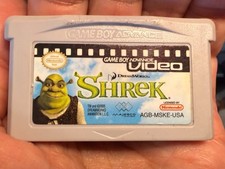 Shrek Game Boy Advance Video GBA Authentic Movie Cartridge Only Tested AGB-MSKE
