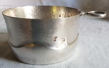 WMF Flaschenhalter/Silberauflage/Ring f&uuml;r Flaschenverschluss/Hammerschlag-Muster