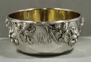 Ciotola Iris in argento sterling nero Starr & Frost c1890 RARO MODELLO