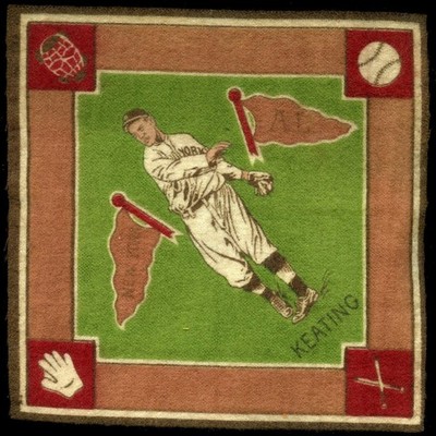 1914 B18 Felt Blanket Ray Keating Green Infield *DD247
