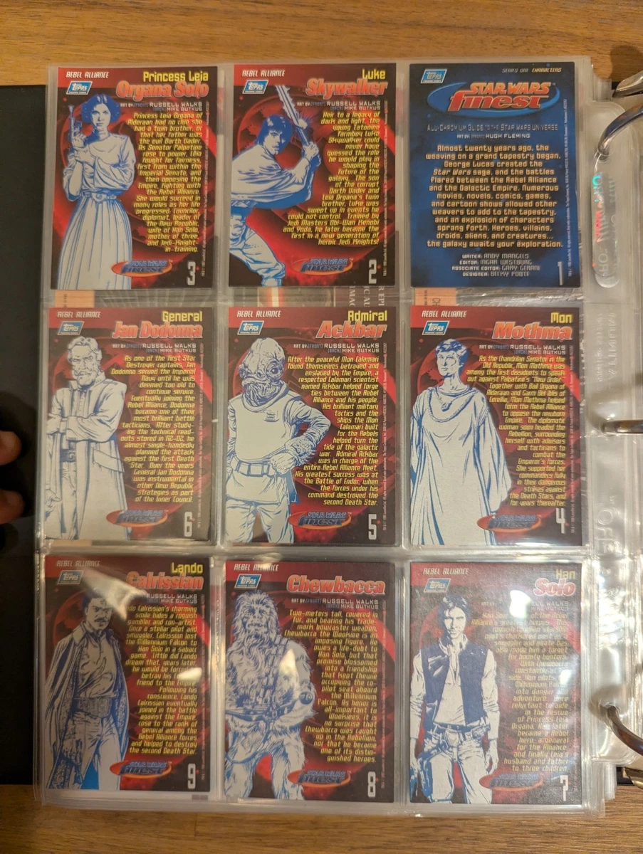 25+ Star Wars Finest Non-Sport Trading Card Sets for sale