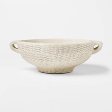 Woven Texture Ceramic Bowl Cream - Threshold designed with Studio McGee