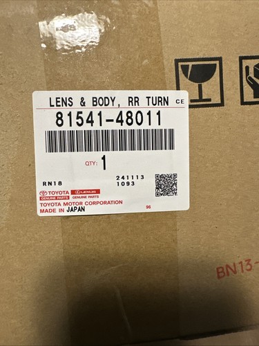 NEW OEM 2021-2024 Toyota Venza Rear Bumper Tail Light Driver Left LH 81541-48011 - Picture 9 of 9