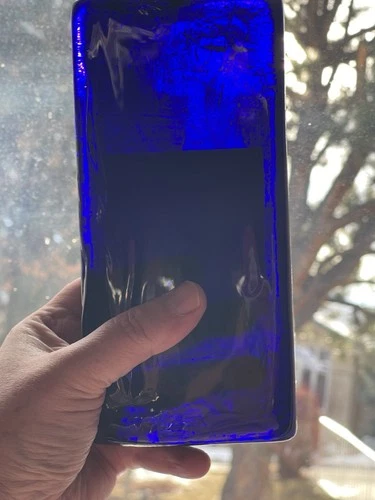 Blenko Cobalt Blue Glass U.S. Air Force Chapel Glass Replica Dalle De Verre