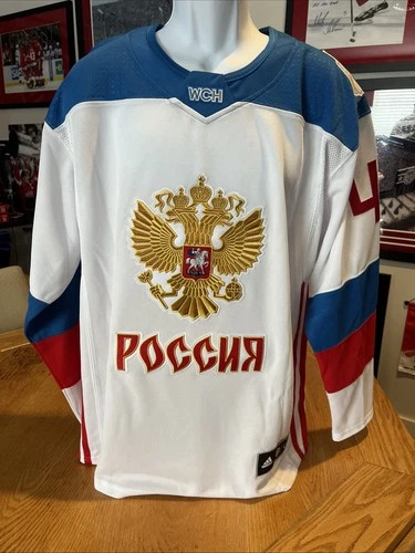 Alexei Marchenko Team Russia 2016 World Cup Of Hockey Autographed Jersey