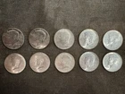 1964 Kennedy Half Dollars 90% Silver – $5 Face Value Lot (10 Coins)