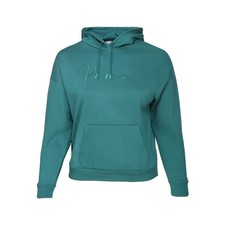 PUMA Tonal Script Pullover Hoodie Womens Size L Casual Outerwear 68440132