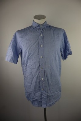 ALBERTO ASPESI Herren Hemd Vintage Regular 40 Hellblau Baumwolle