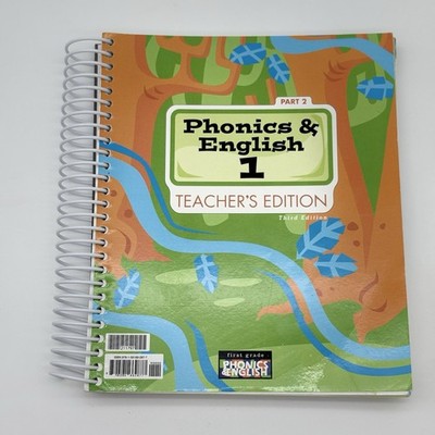 BJU Press Phonics & English 1 -Teacher s English 3rd Ed. - Part 2
