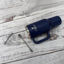 Cirkul 40oz All-Day StrawSip Tumbler Midnight Blue Edition Stainless Cup