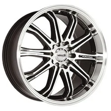 17x7 Maxxim 41MB Ferris Machined W/Gloss Black Wheel 5x110 (40mm)
