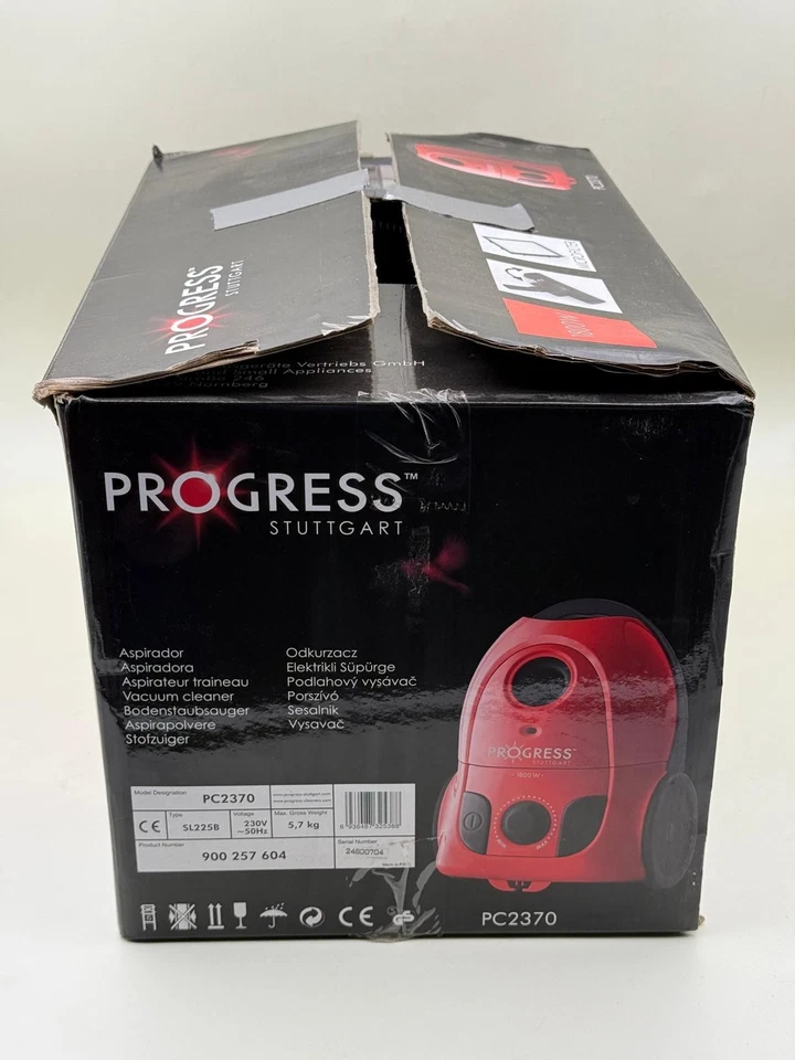 2/4 Progress Stuttgart PC2370 1800W Boden Staubsauger mit Mikrofilter - Bild 2 von 4