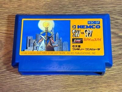 Spy vs Spy Famicom NES Nintendo Kemco Japan NTSC-J 1986 Action MAD Stealth Game