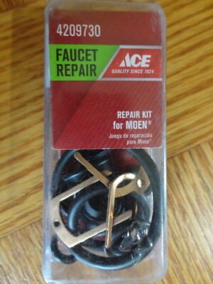 Ace Moen Faucet Hot or Cold Cartridge Stem Repair Kit Clips O-Rings Side Seals