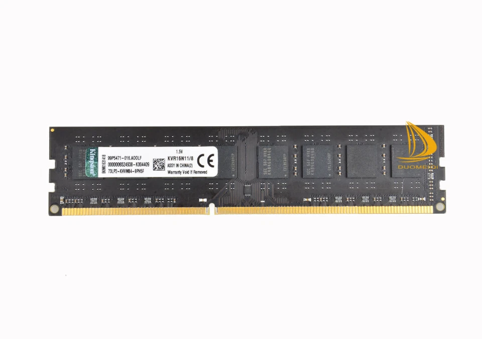 4PCS Kingston 8GB 2RX8 PC3-12800U DDR3 1600Mhz 240Pin DIMM Desktop Memory RAM* - Image 3 of 4