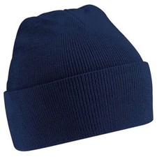  75 Alfani Men'S Blue Ribbed Cuffed Stretch Fit Cap Winter Beanie Hat One Size