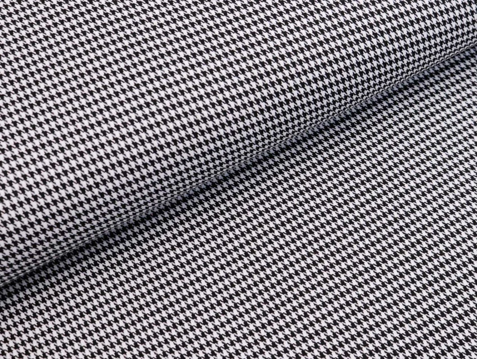 SCHOTTENKARO Stoff Glencheck Hahnentritt Pepita SCHWARZ WEIß EUR 13,98/m - Bild 3 von 3