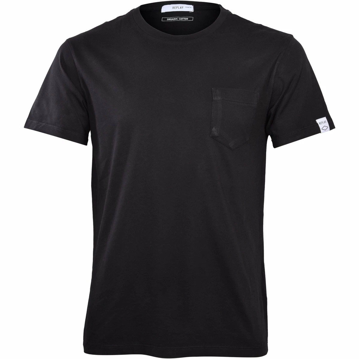 Replay black hotsell t shirt