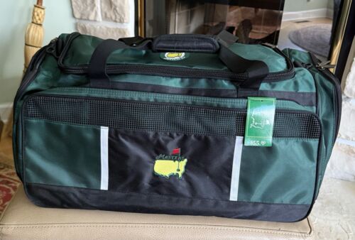 Masters Golf Tournament Agusta Travel Green duffle Weekender bag large size NWT