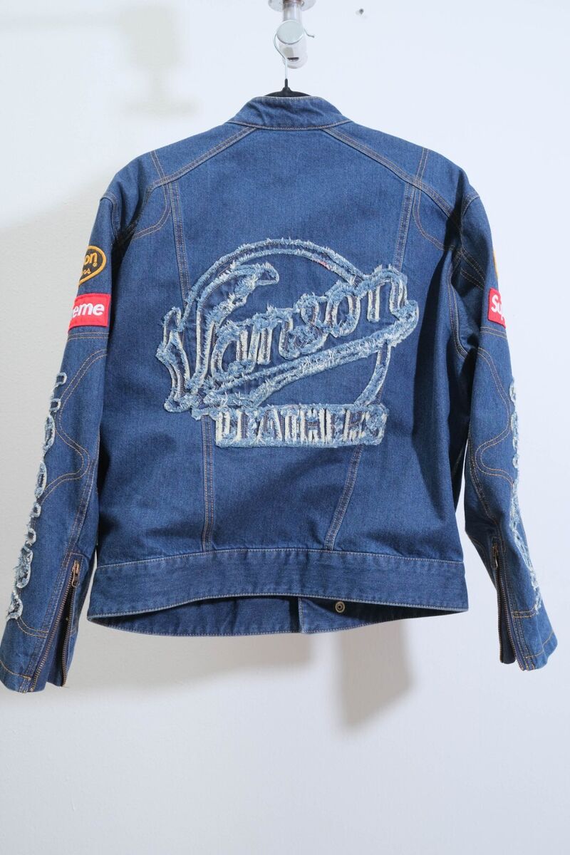 Supreme Vanson Leathers Cordura Denim S Small Jacket Supreme Vanson Leathers Cordura Denim S Small Jacket